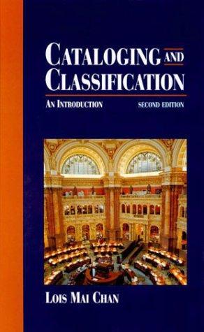 Cataloging and Classification