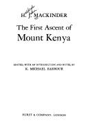 The First Ascent of Mount Kenya