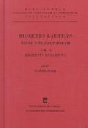 Diogenis Laertii Vitae philosophorum