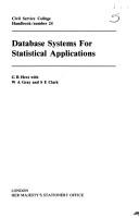 Database Systems for Statistical Applications