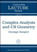 Complex analysis and CR geometry