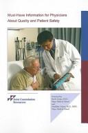 Must-have Information for Physicians About Quality and Patient Safety