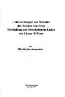 Untersuchungen zur Struktur des Reiches von Pylos