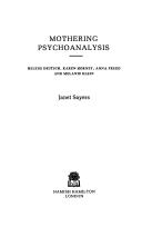 Mothering psychoanalysis