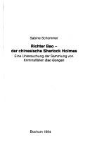 Richter Bao, der chinesische Sherlock Holmes
