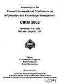 Proceedings of the Eleventh International Conference on Information and Knowledge Management