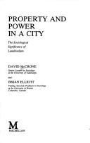 Property and power in a city