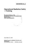 Operational Radiation Safety--Training