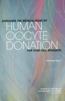 Assessing the Medical Risks of Human Oocyte Donation for Stem Cell Research