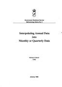 Interpolating Annual Data into Monthly or Quarterly Data