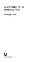 A Semiotics of the Dramatic Text