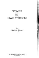 Women in class struggle
