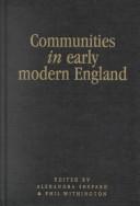 Communities in early modern England