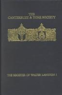 The Register of Walter Langton