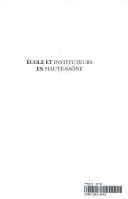 Ecole et instituteurs en haute-saone