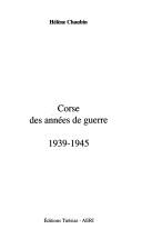 Corse des annees de guerre