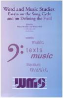 Word and Music Studies