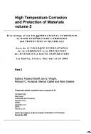 High Temperature Corrosion and Protection of Materials, 5