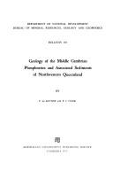 Geology of the Middle Cambrian phosphorites and associated sediments of north-western Queensland
