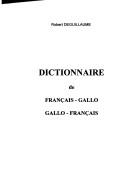 Dictionnaire de français-gallo, gallo-français