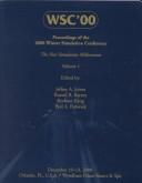 2000 Winter Simulation Conference proceedings