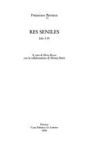 Res seniles