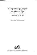L' imposture politique au Moyen Age