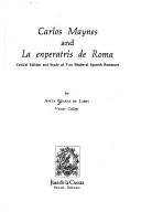 Carlos Maynes and La enperatrís de Roma