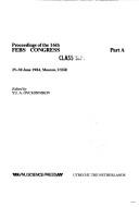 Proceedings of the 16th FEBS Congress Parts A, B, C