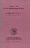 Sources for the Ancient Greek City-State