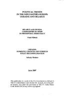 Political trends in the new Eastern Europe