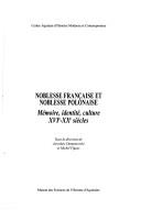 Noblesse française et noblesse polonaise