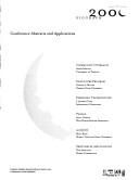 SIGGRAPH 2000: Conference Abstracts and Applications