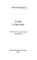 Le règne de l'esprit malin