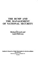 The RCMP and the Management of National Security