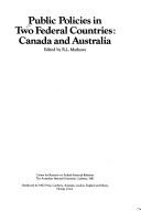 Public policies in two federal countries : Canada and Australia