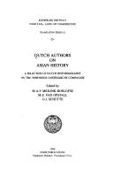Dutch Authors on Asian History