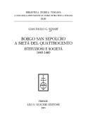 Borgo San Sepolcro a metà del Quattrocento