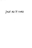Just as it was