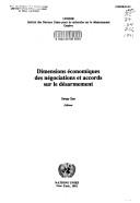 Dimensions économiques des négociations et accords sur le désarmement