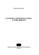 La  poesia carolingia latina a tema biblioc