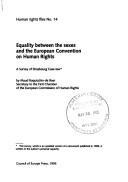 Equality between the sexes and the European Convention on Human Rights