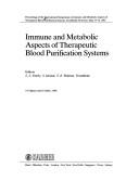 Immune and Metabolic Aspects of Therapeutic Blood Purification Systems