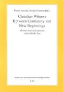 Christian Witness Between Continuity and New Beginnings