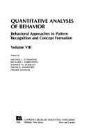 Quantitative Analyses of Behavior