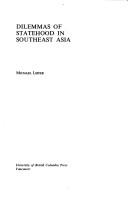 Dilemmas of Statehood in Southeast Asia