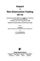 Impact of Non-destructive Testing, NDT-89