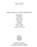 Papers in pidgin and creole linguistics