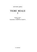 Tigre reale, I