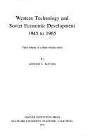 Western technology and Soviet economic development